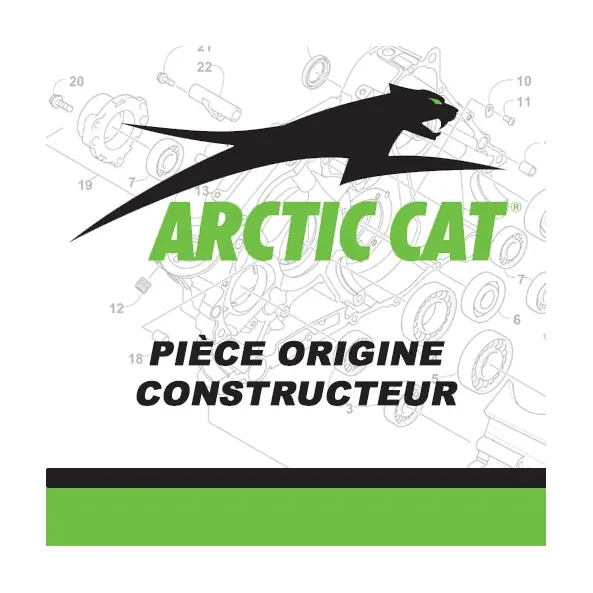 2712-102 - ARCTIC CAT SHIELD,EXHAUST OUTLET-PTD BLK
