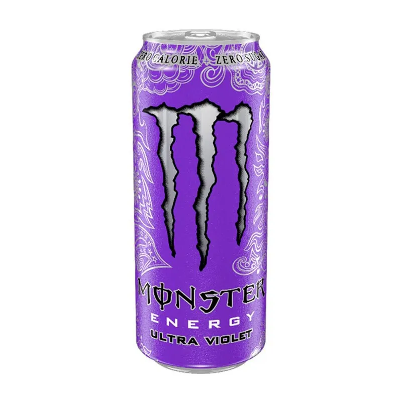 Boisson energisante violet