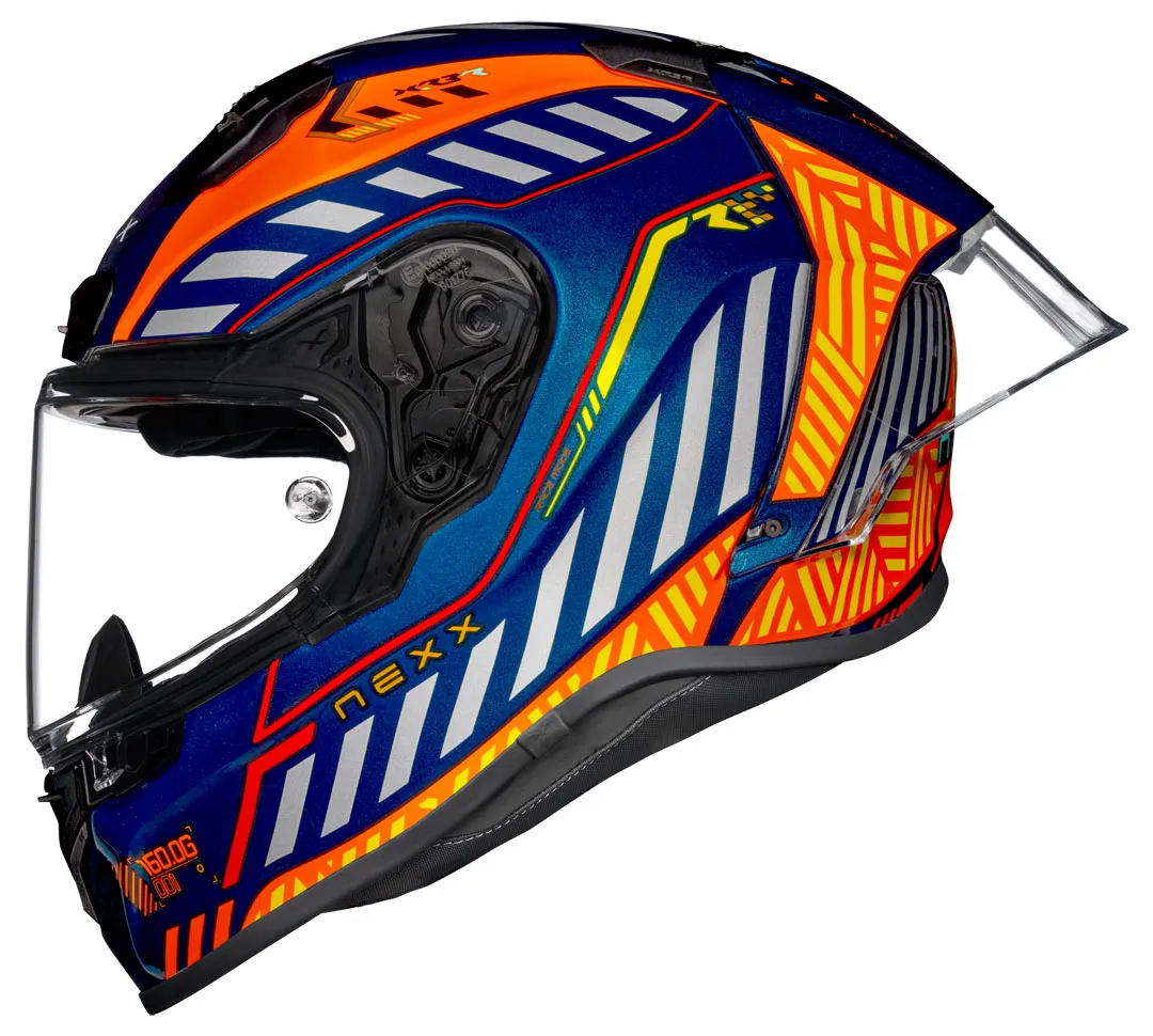 Casque Nexx X.R3R Out Brake orange, intégral moto sportive
