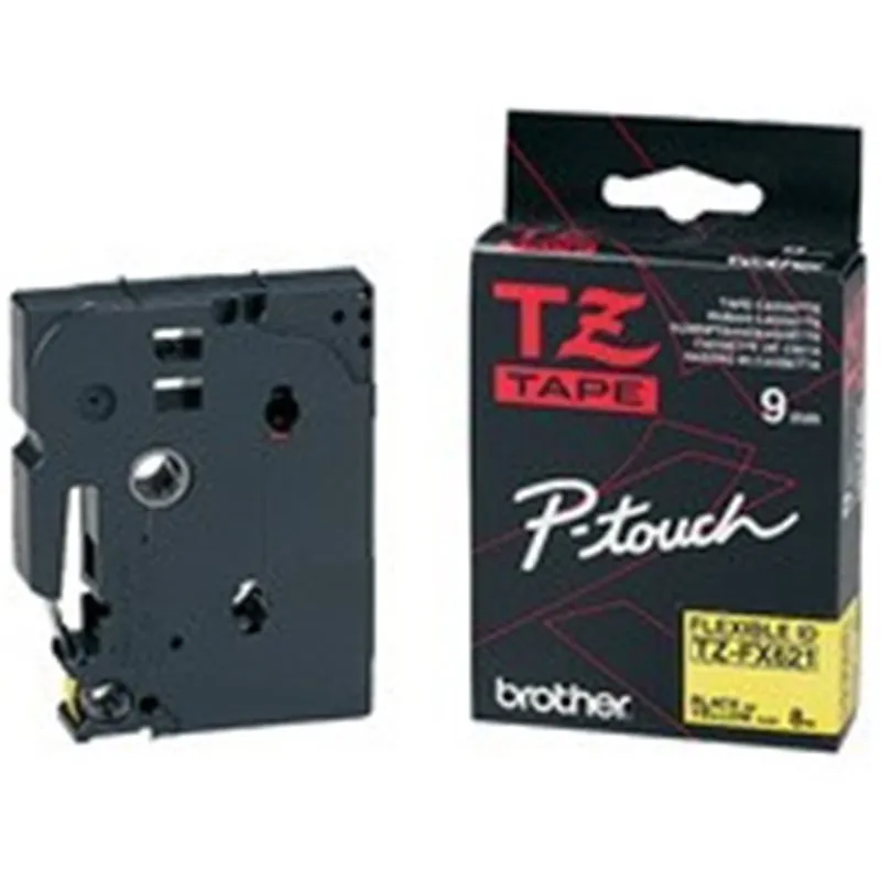 Cassette Brother TZE-S141 extra solide - 18 mm - noir / transparent