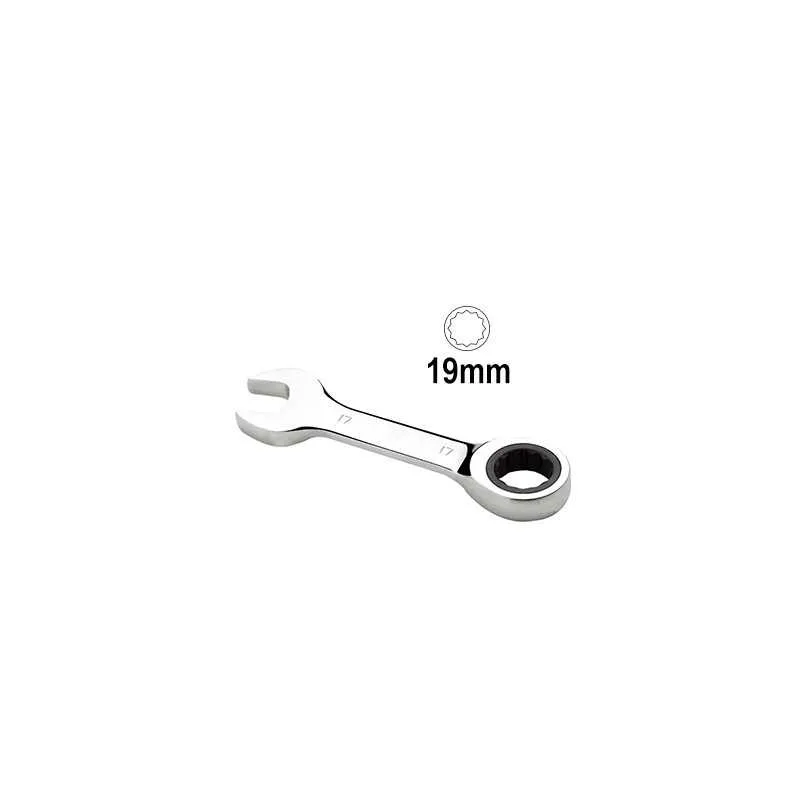 CLE COMBINÉE COURTE AVEC CLIQUET 19MM