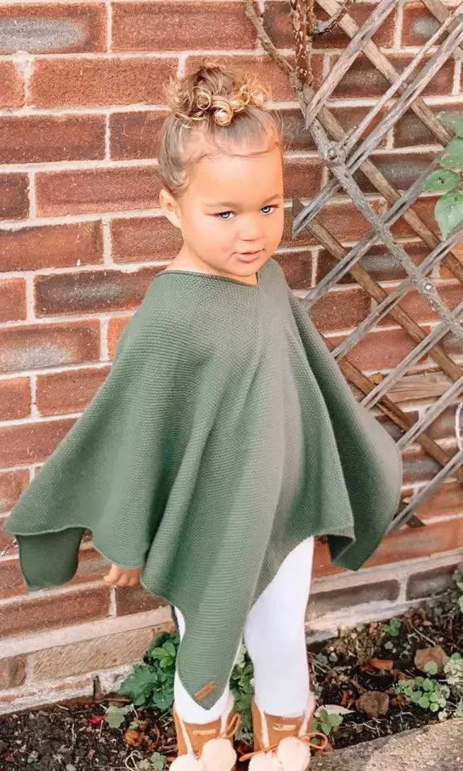 CONDOR outlet poncho TU rose; vert; gris; anthracite, marine