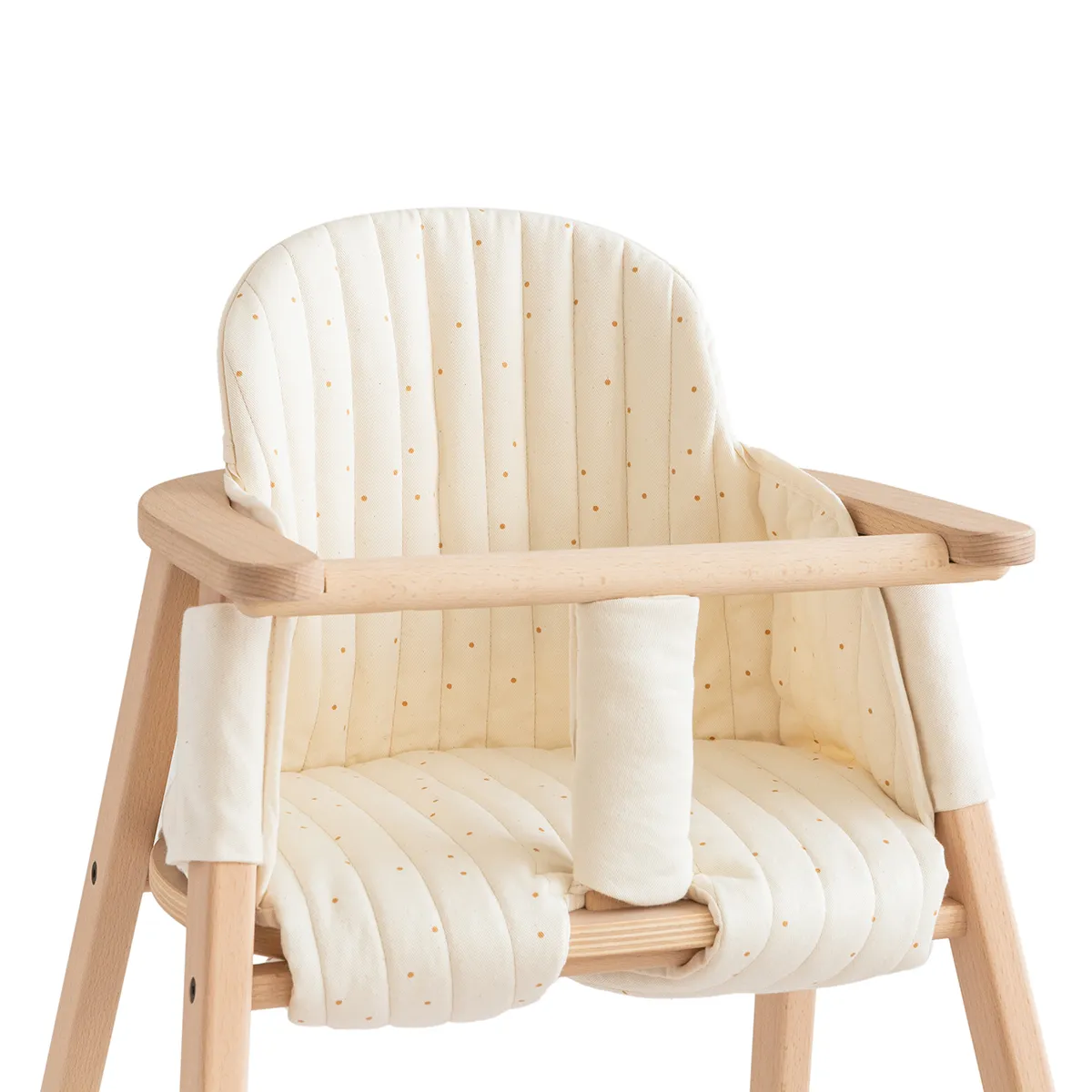Coussin pour Chaise Haute Growing Green - Honey Sweet Dots & Natural