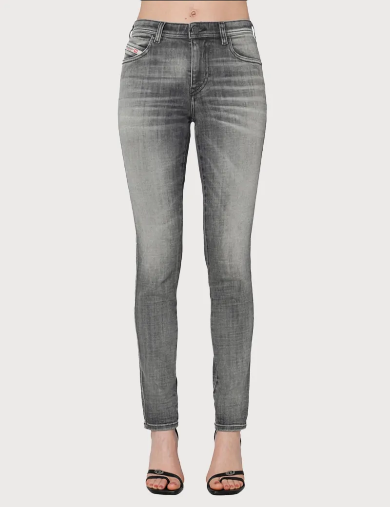 Diesel - Jean Femme Skinny Babhila 9E71 Gris