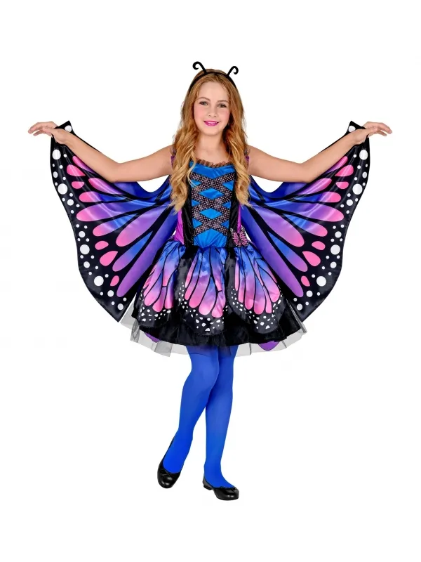 Déguisement Papillon Bleu pour Fille : Une tenue majestueuse qui émerveillera votre enfant