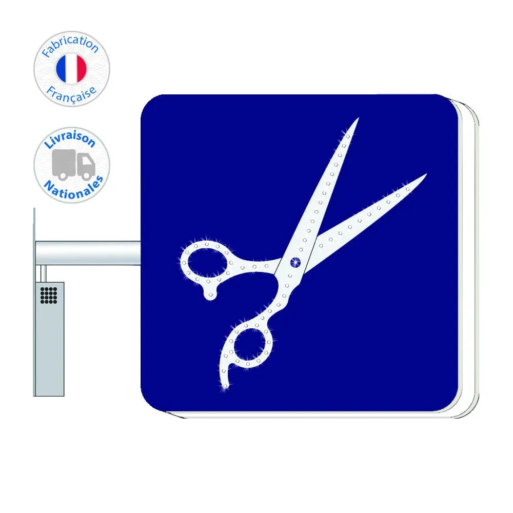 Enseigne LEDs - Coiffure N°5 - 60x60 cm - Pose incluse
