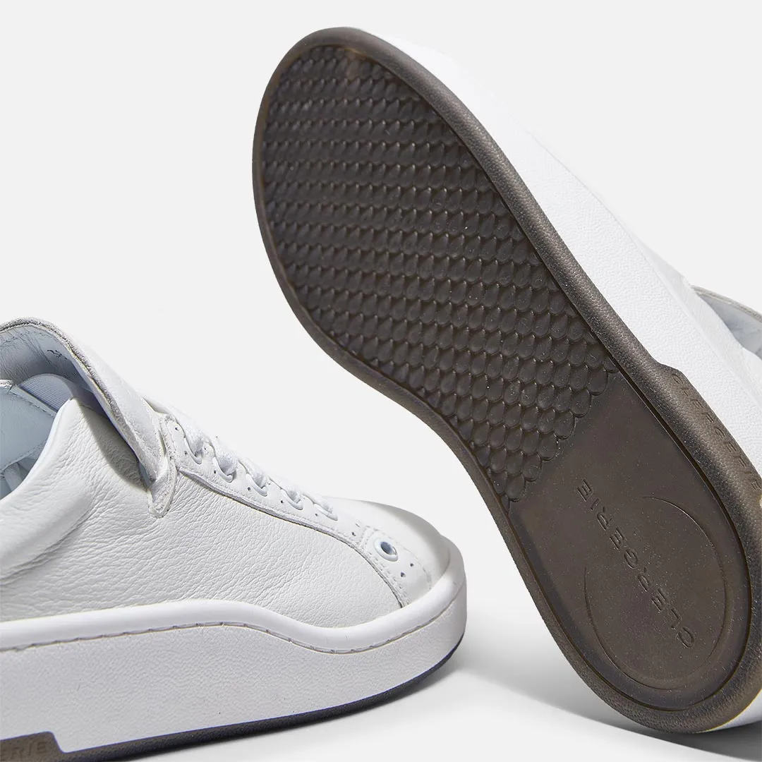 GIN sneakers, veau foulonné blanc || OUTLET