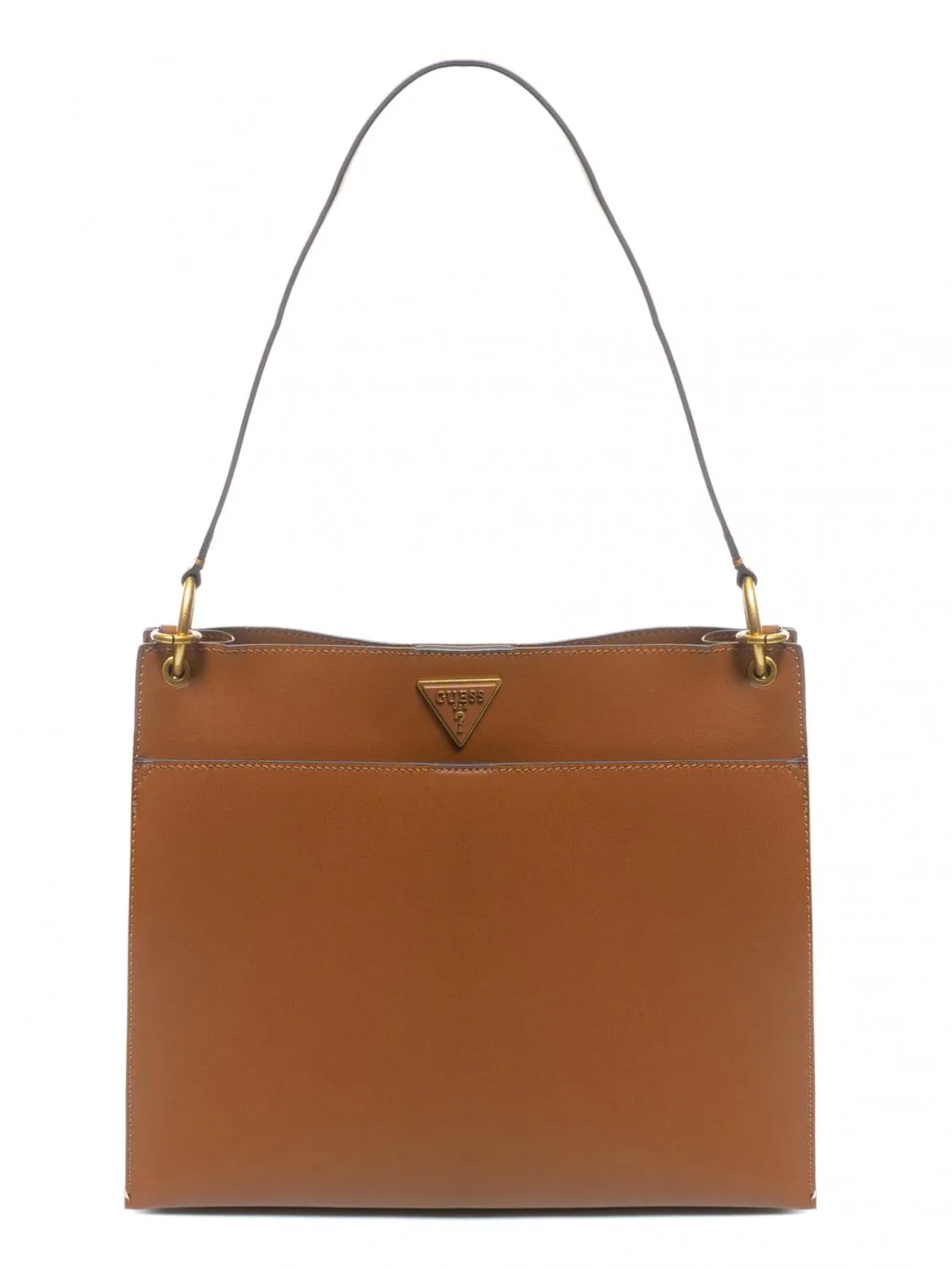 Guess Basilea Sac D'épaule Cognac - Achetez À Prix Outlet!