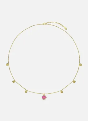 HIPANEMA  Collier chaîne pampilles serenity - Rose