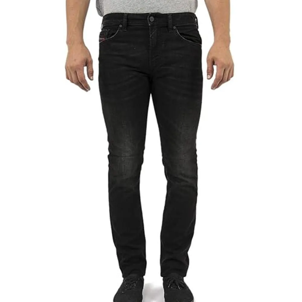 Jean Slim Noir Délavé Homme Diesel Thommer