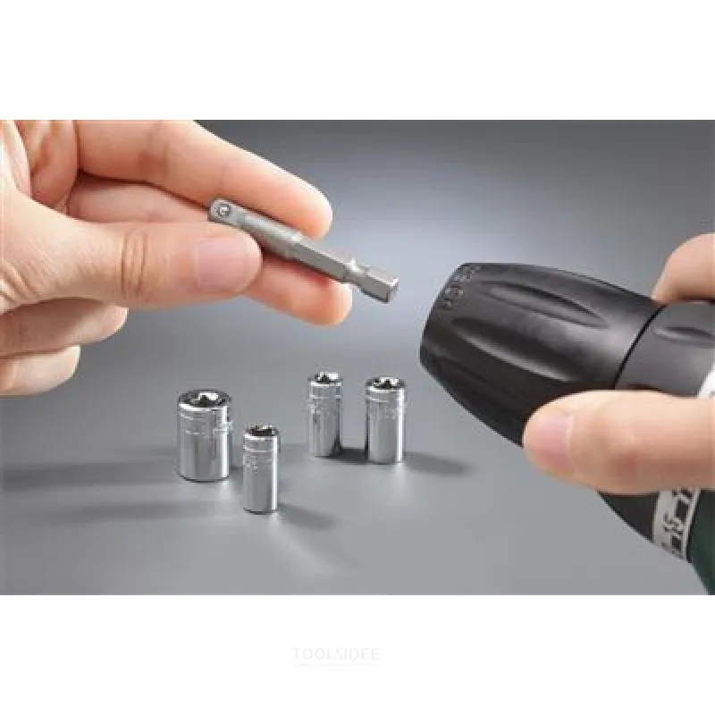 Jeu de douilles KWB avec adaptateur 50 mm