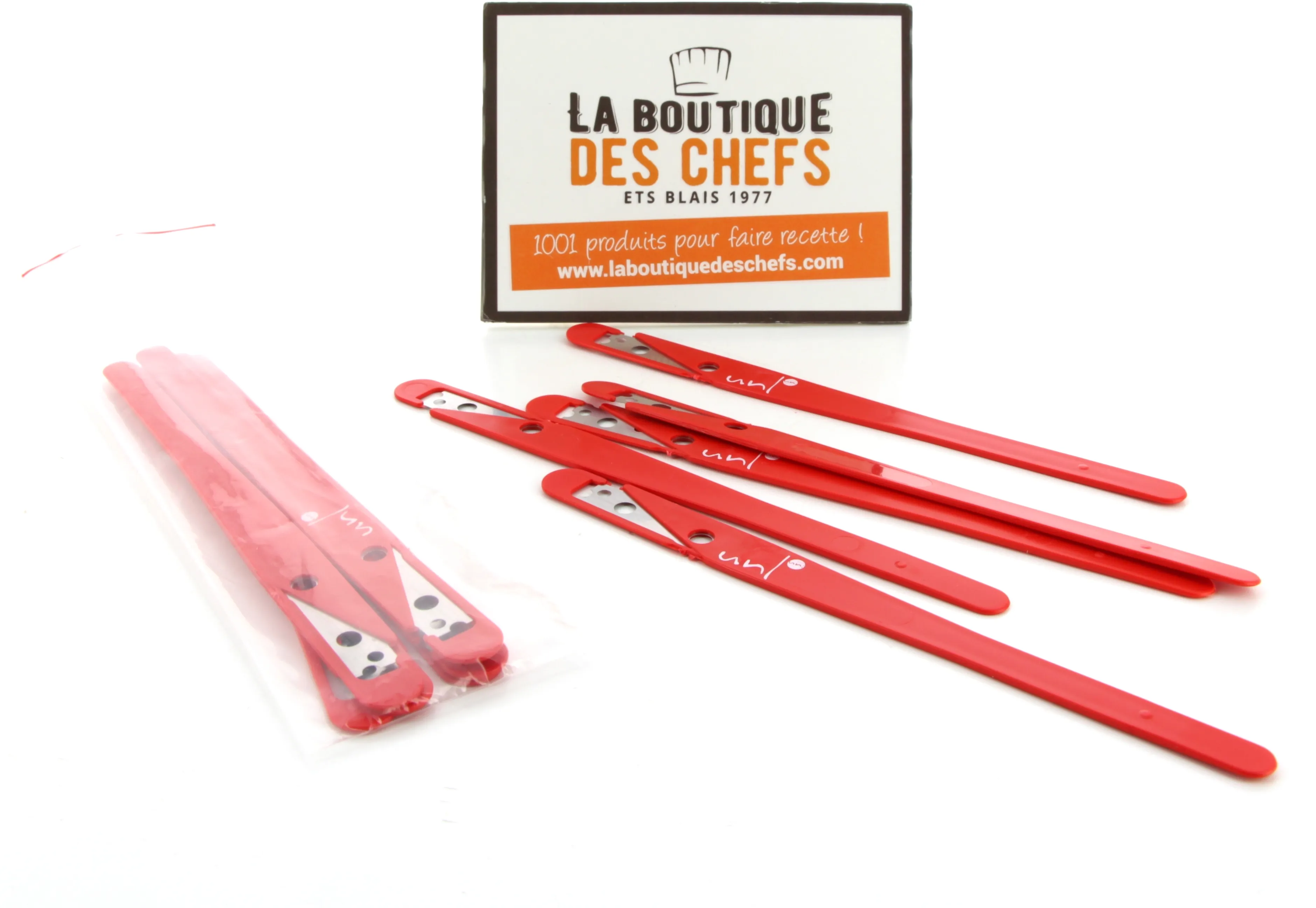 lame de boulanger Grignette rouge par 10