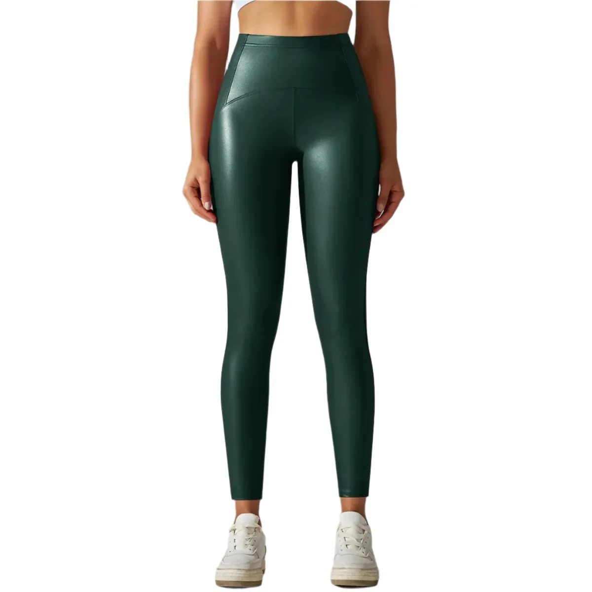 Lenora - Leggings en cuir à taille haute pour femmes
