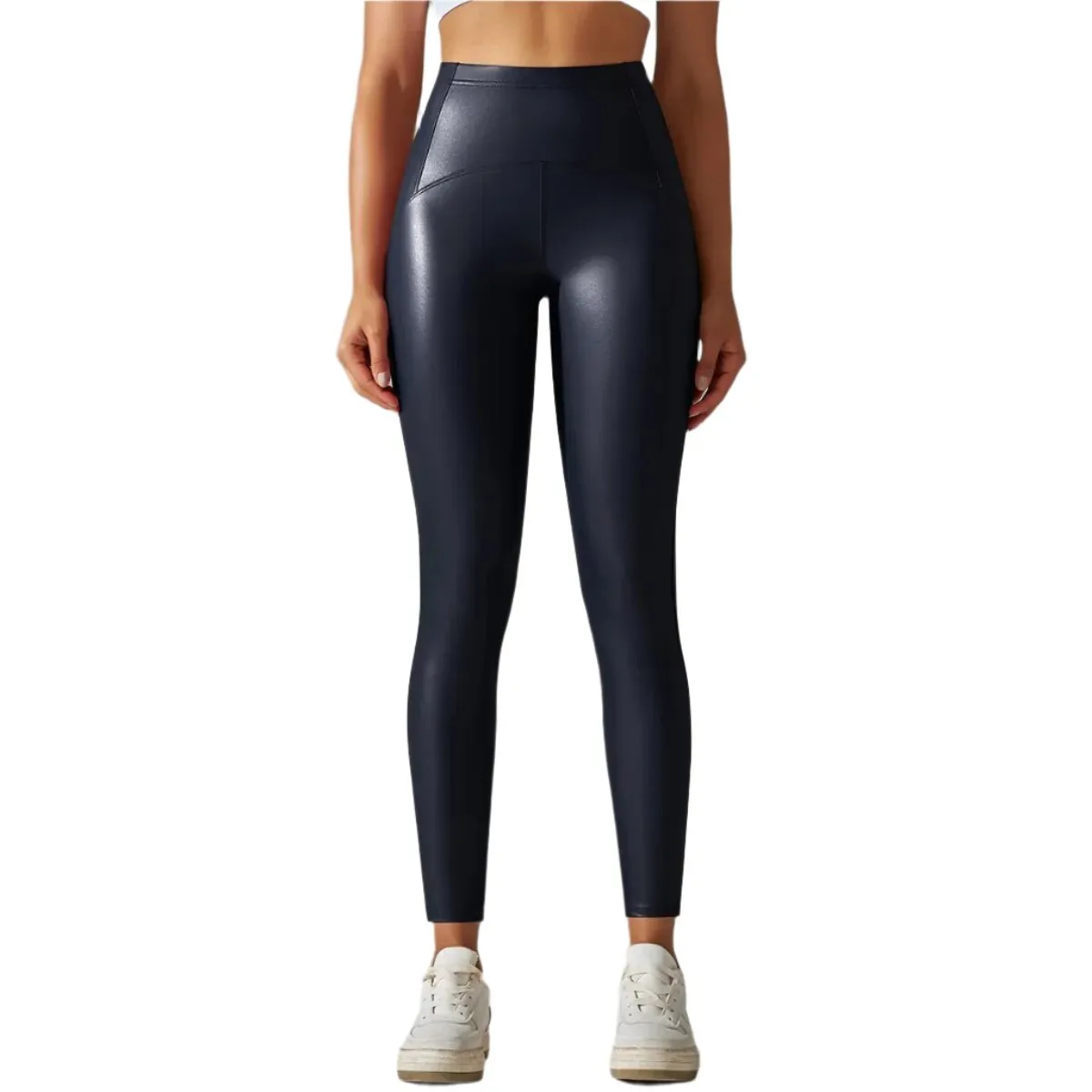 Lenora - Leggings en cuir à taille haute pour femmes
