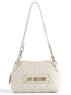 Love Moschino Quilted Sac Bandoulière Micro Ivoire - Achetez À Prix Outlet!