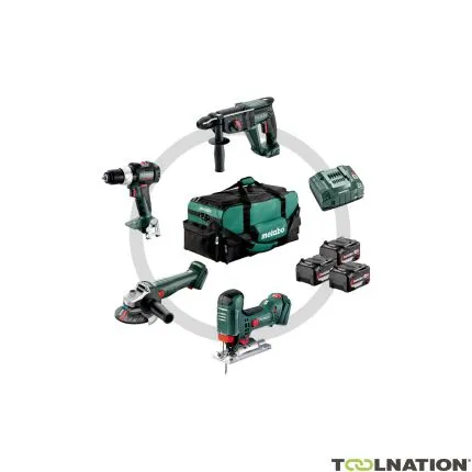Metabo 685214000 Combo Set 4.3 18V 3 x 4.0Ah Li-Ion - 4 machines  + garantie distributeur 5 ans