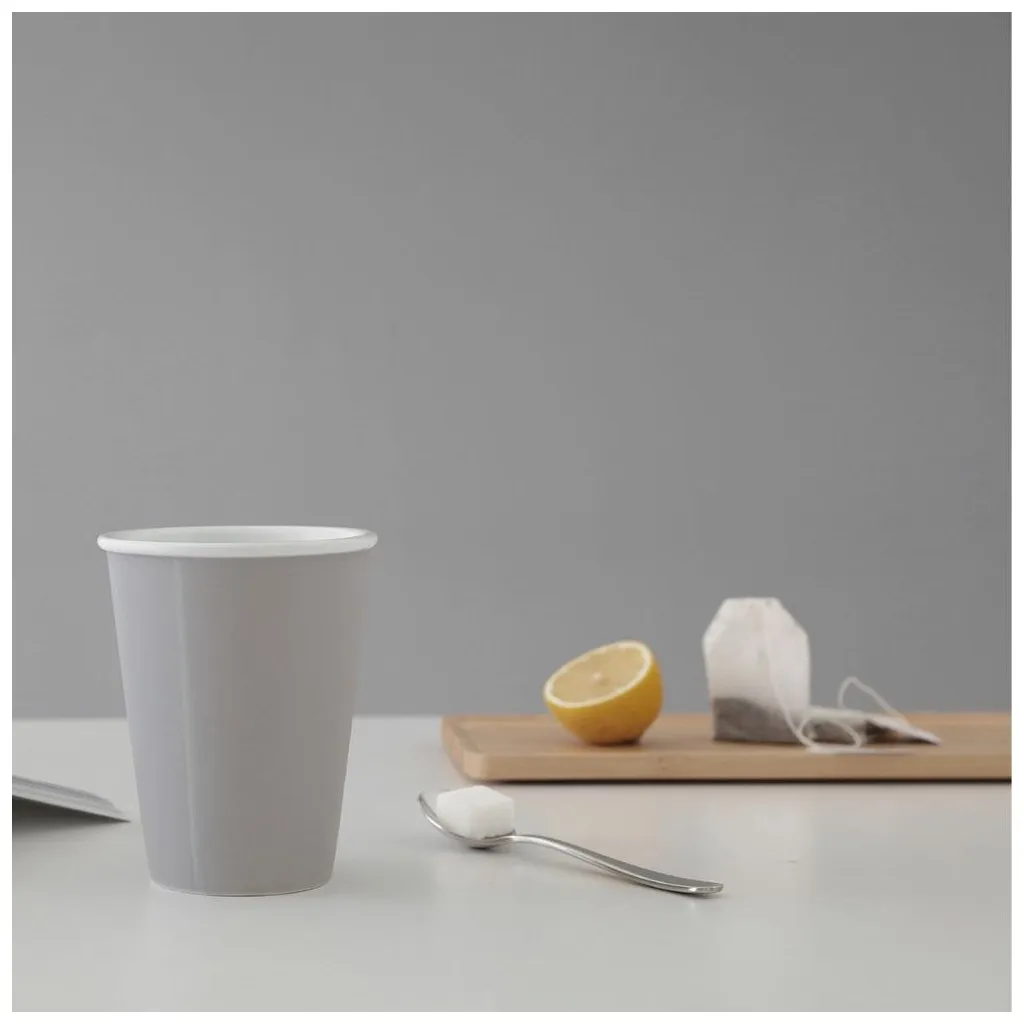Mug à thé ANYTIME ANDY 300 ml, gris, porcelaine, Viva Scandinavia ✔ 10,35 € ⭕ Kulina