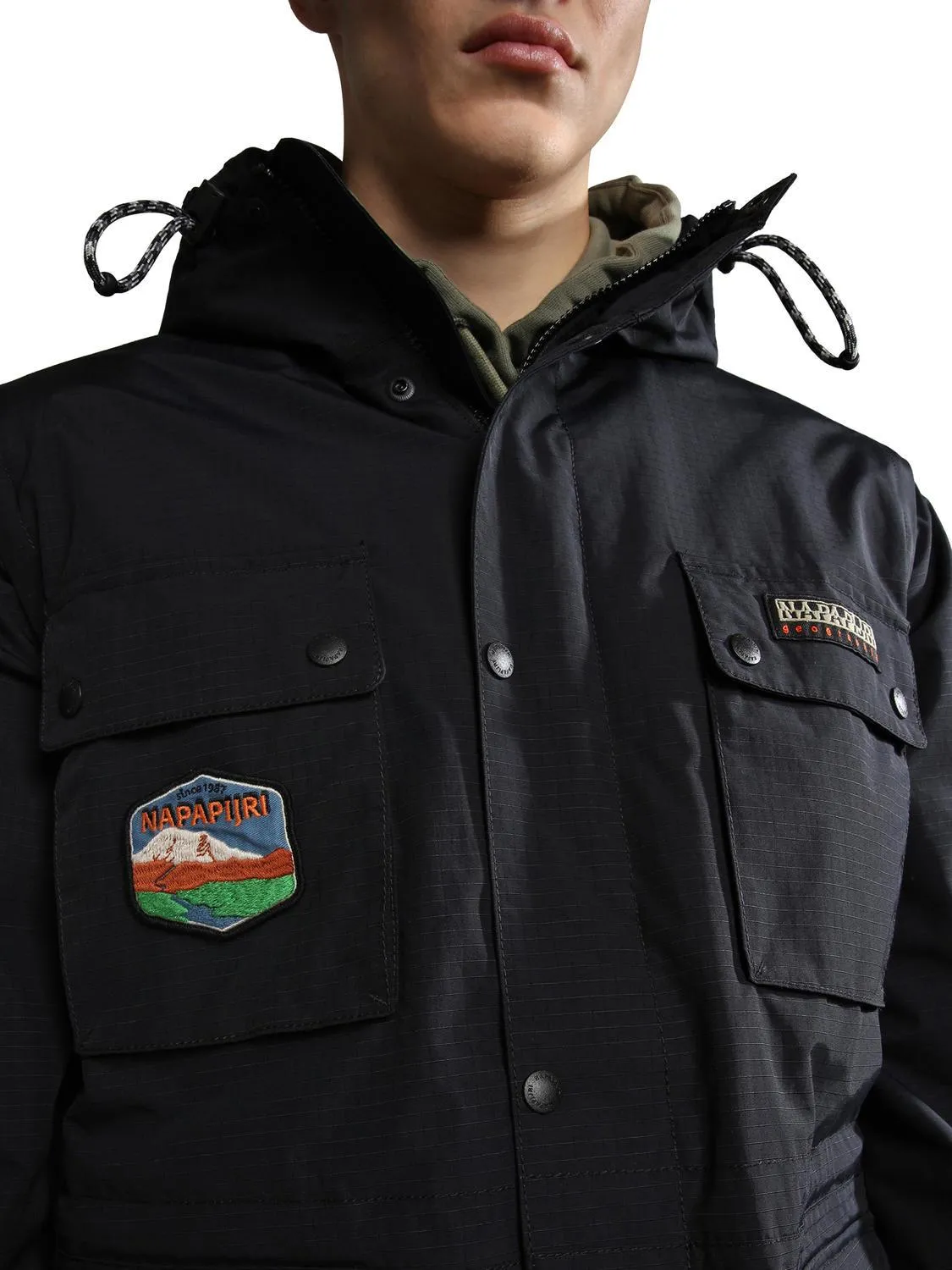 Napapijri Urban Modular Veste À Manches Amovibles Noir 041 - Achetez À Prix Outlet!