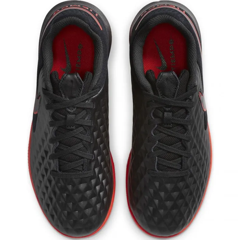 Nike Tiempo Legend 8 Academy Ic Jr AT5735 060 chaussures de football le noir le noir
