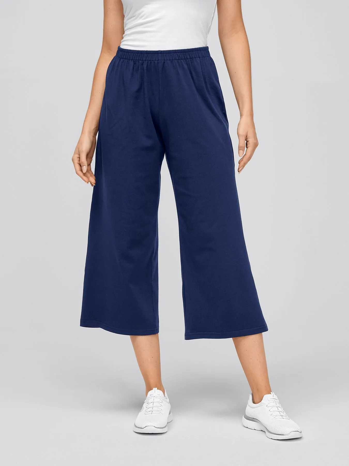 Pantalon taille haute en jersey WERNE 