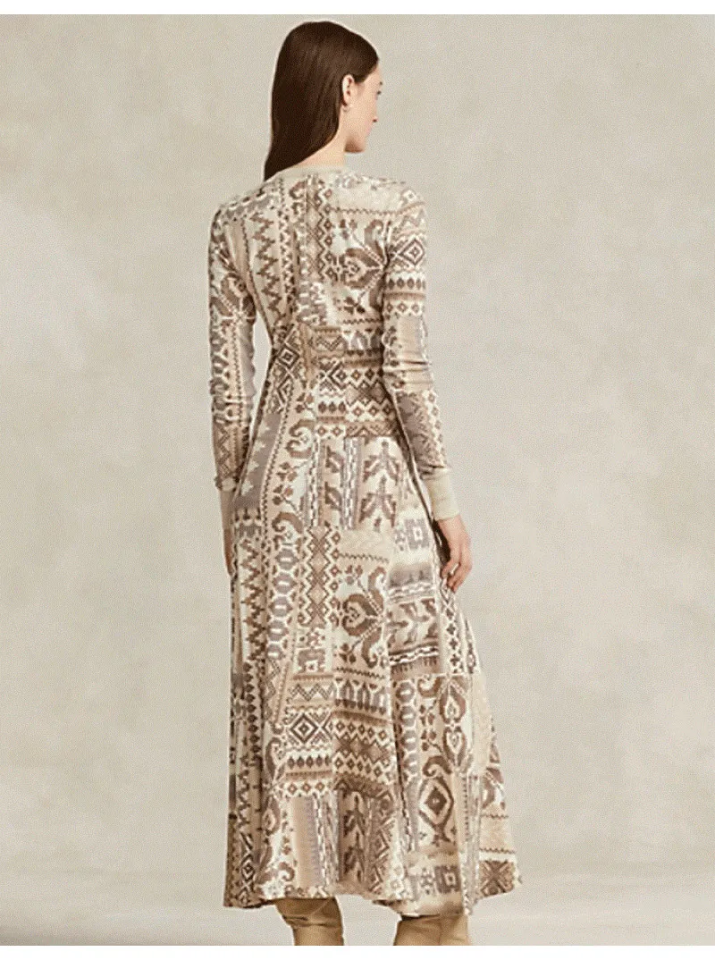Robe coton gaufré Ralph Lauren