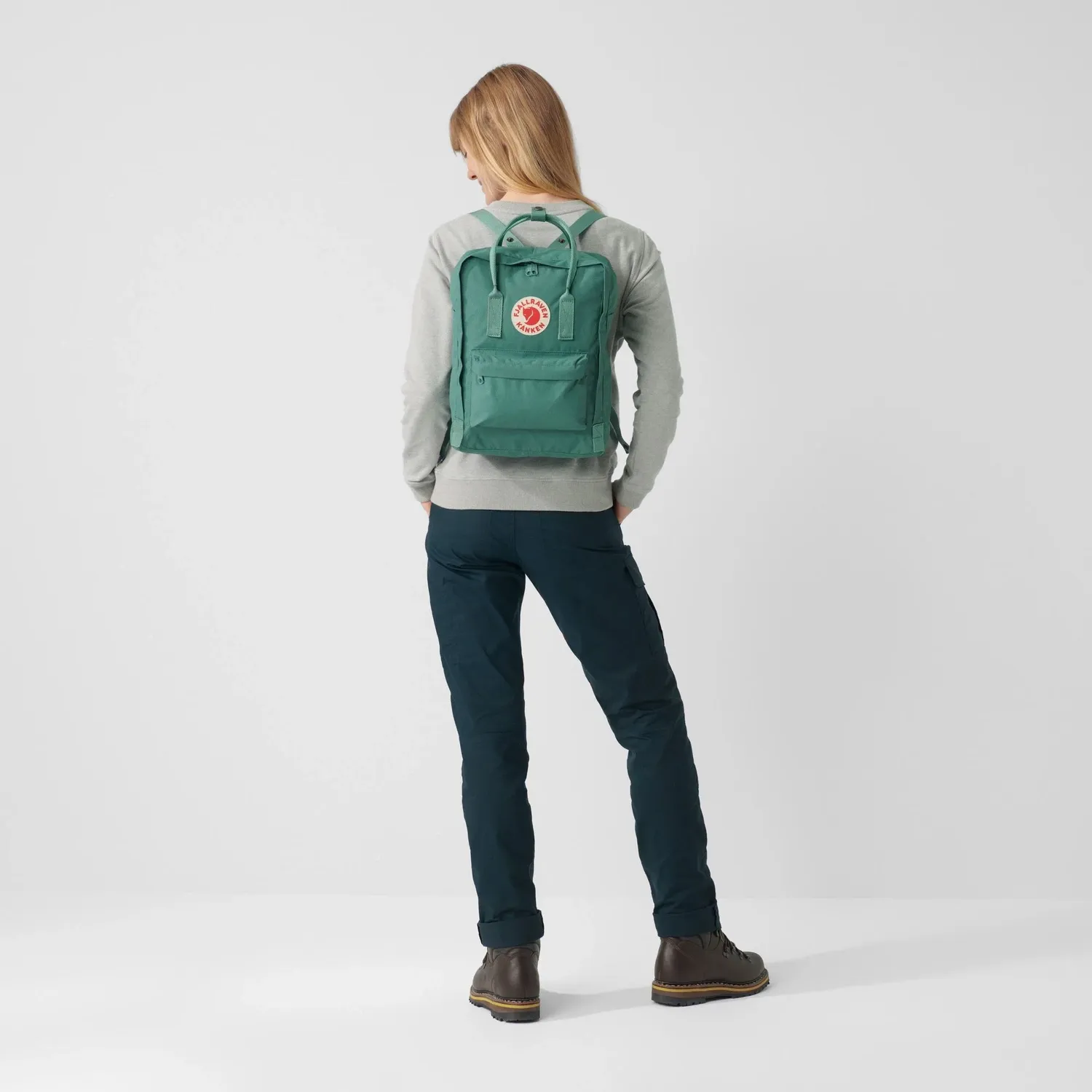 Sac à Dos Fjällräven Kånken Arctic Green-Spicy Orange