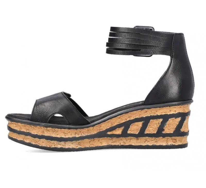 Sandales  Rieker MURIEL 68194-00 Noir 
