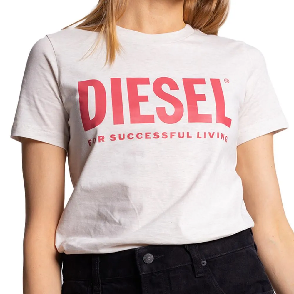 T-shirt Blanc Femme Diesel Sily