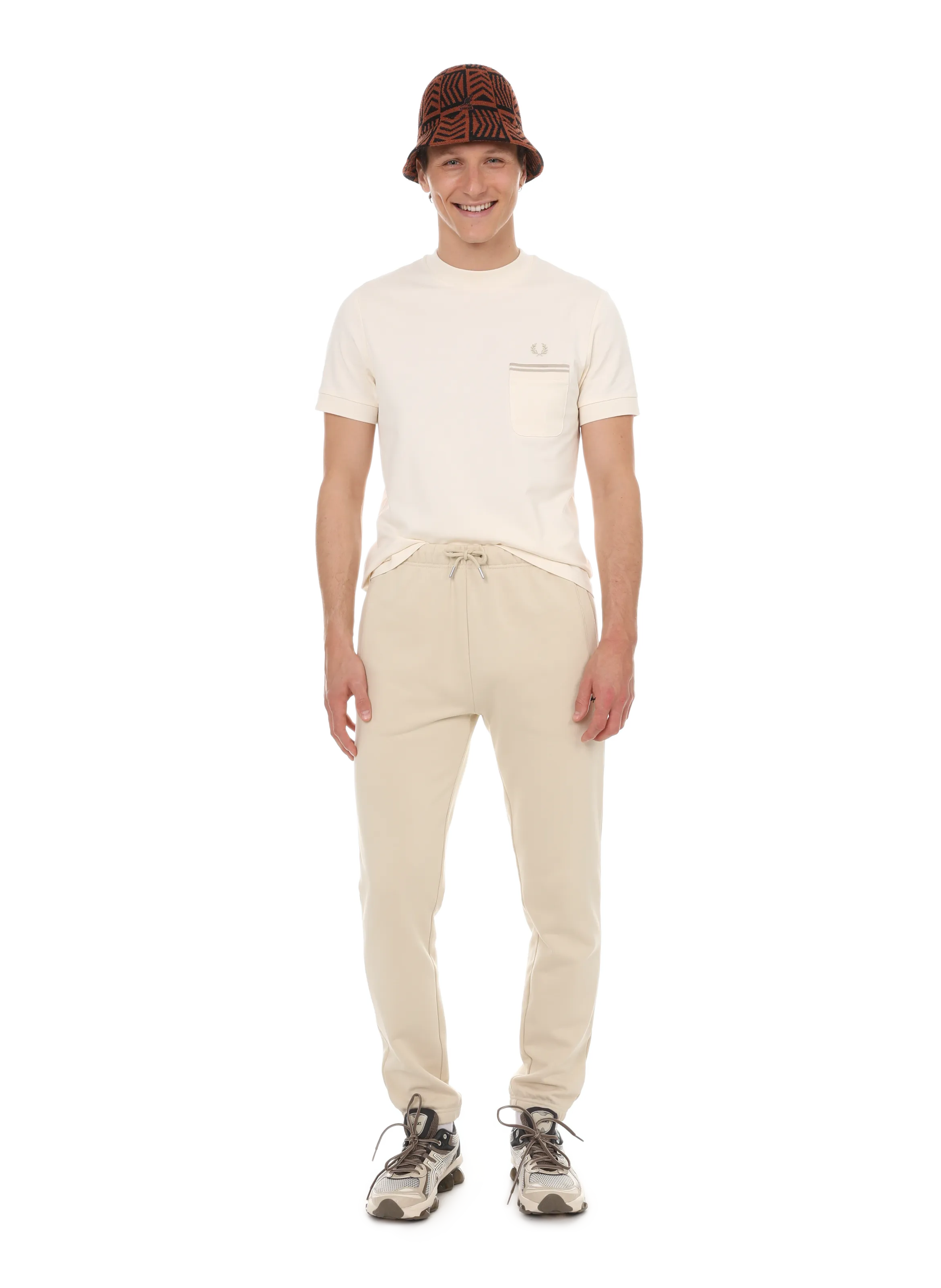 T-SHIRT EN COTON - FRED PERRY pour HOMME | Printemps