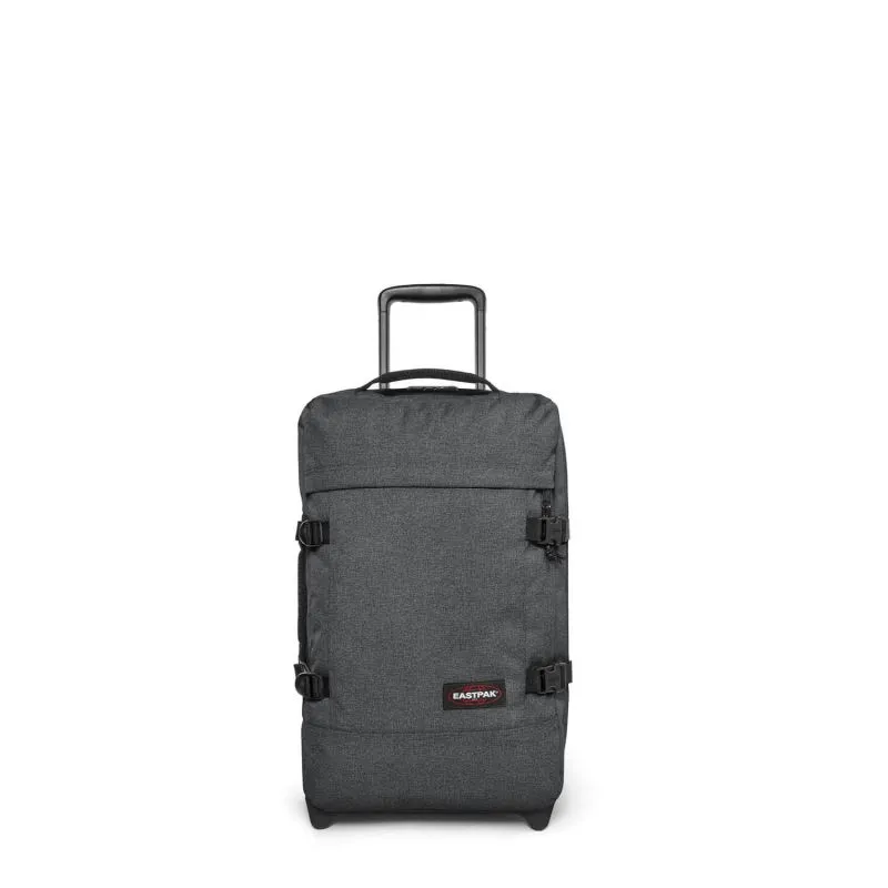 Valise cabine souple Eastpak Strapverz S 55 cm Black denim - Gris